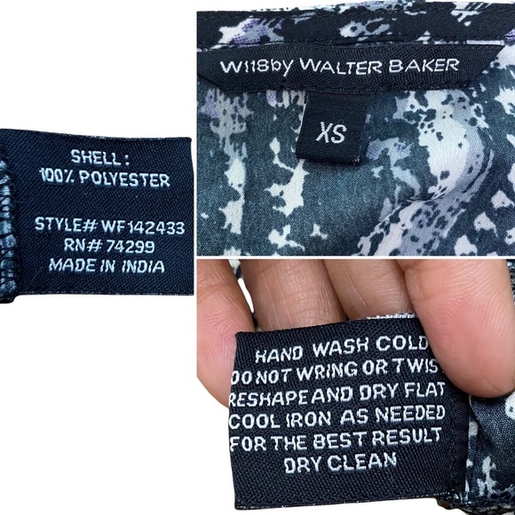 W118 Walter Baker jumpsuit Peavy jumpsuit in inked houndstooth Abstract Size XS - Picture 12 of 12